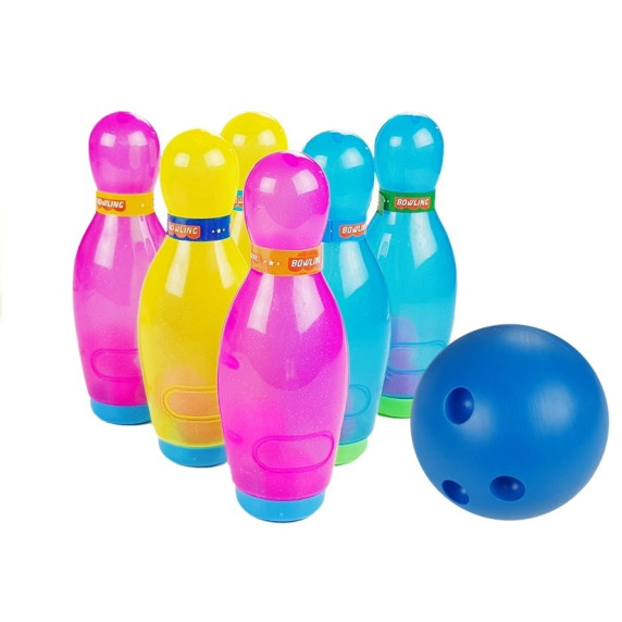 Teke készlet Inlea4Fun SUPER BOWLING - színes