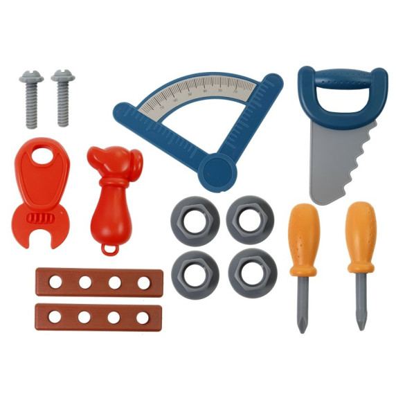 Detská dielňa s náradím v kufríku 3v1 Inlea4Fun WORKBENCH 