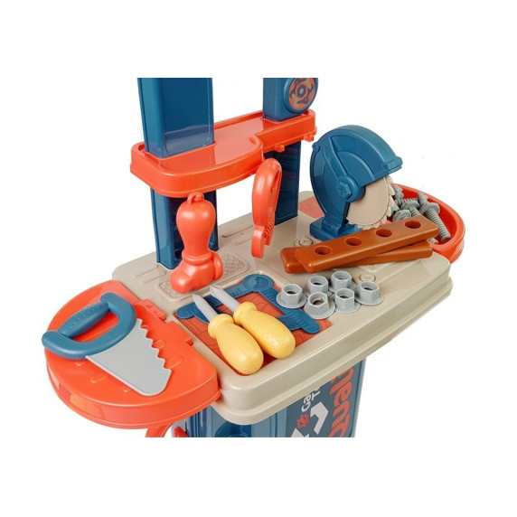 Detská dielňa s náradím v kufríku 3v1 Inlea4Fun WORKBENCH 
