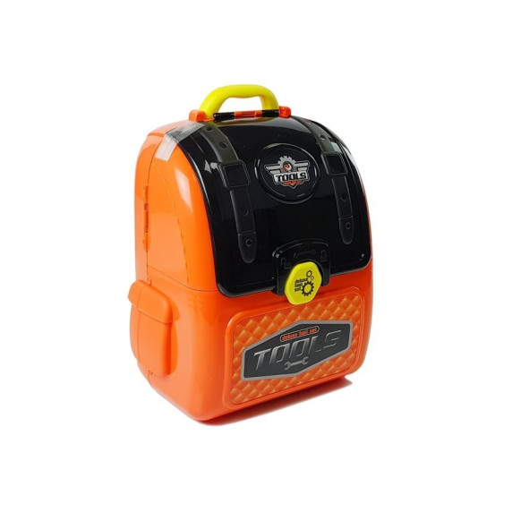 Detská dielňa s náradím v batohu 2v1 Inlea4Fun DELUXE TOOL SET 