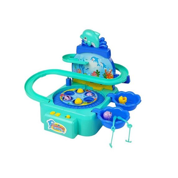 Detský rybársky set Inlea4Fun DOLPHIN PARK  - modrý