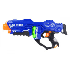 Pistol pentru copii cu bile de spumă, albastru Blaze Storm Inlea4fun  - 