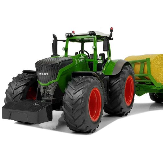 Távirányítós RC traktor szalmabálákkal Inlea4Fun RC FARM TRAKTOR