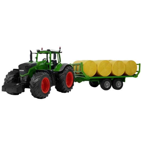 Távirányítós RC traktor szalmabálákkal Inlea4Fun RC FARM TRAKTOR