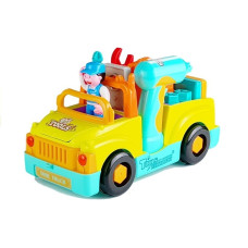 Autíčko na batérie s náradím HOLA LITTLE MECHANIC - 