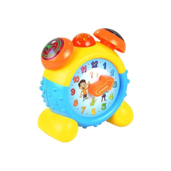 Interaktívny edukačný budík Inlea4Fun ALARM CLOCK - modrý