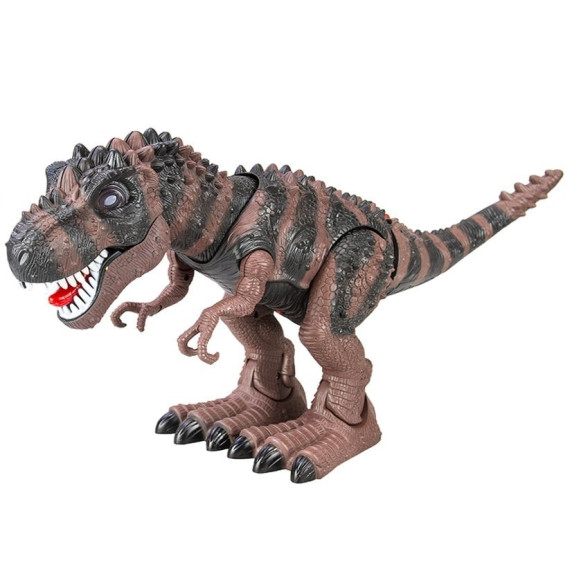 Dinosaurus figúrka na batérie - Tyrannosaurus Rex Inlea4Fun - pruhovaná