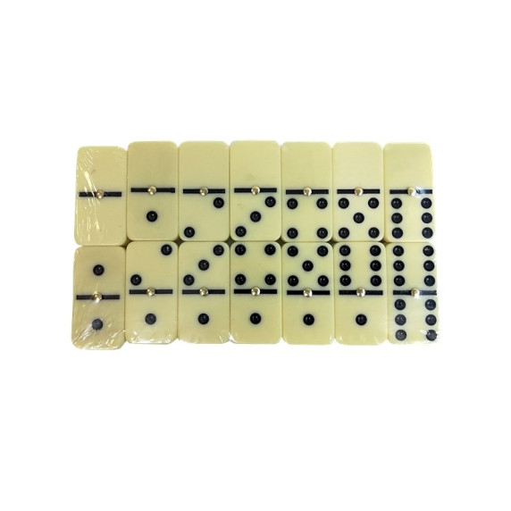 Inlea4Fun DOMINOS Spoločenská hra Domino v kufríku