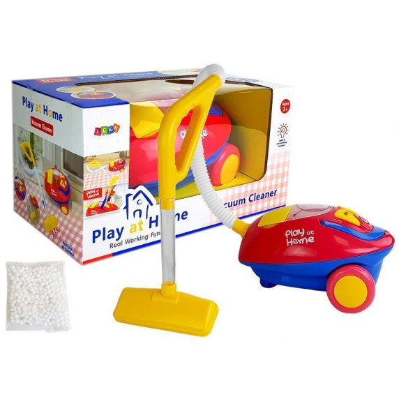 Aspirator pentru copii - roșu/galben - Inlea4Fun PLAY AT HOME