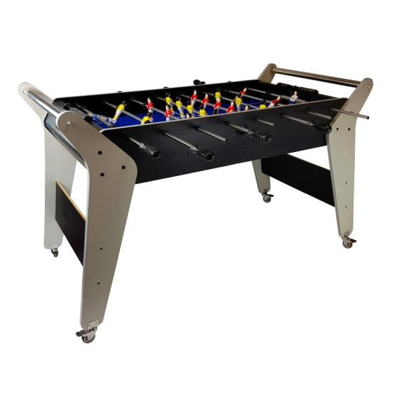 Fotbal de masă - 123x60x75 cm - gri - Inlea4fun