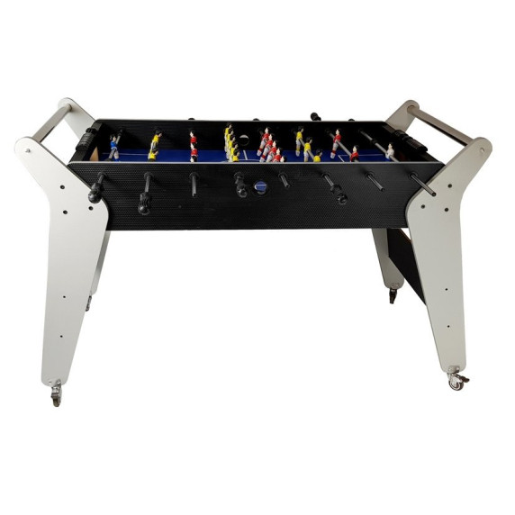 Fotbal de masă - 123x60x75 cm - gri - Inlea4fun