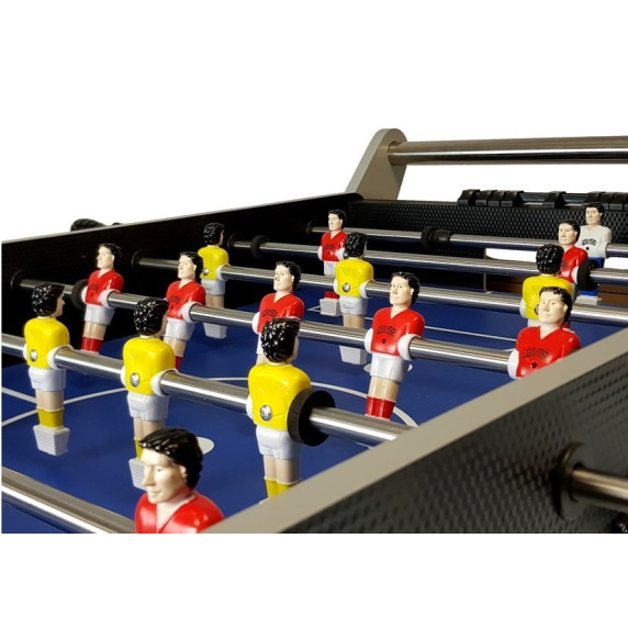 Fotbal de masă - 123x60x75 cm - gri - Inlea4fun