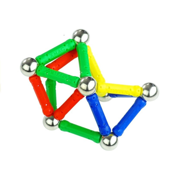 Jucărie de construcție magnetică - Inlea4Fun BIG MAGNASTIX 188 buc