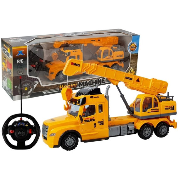 Távirányítós darus autó Inlea4Fun RC HEAVY MACHINE 