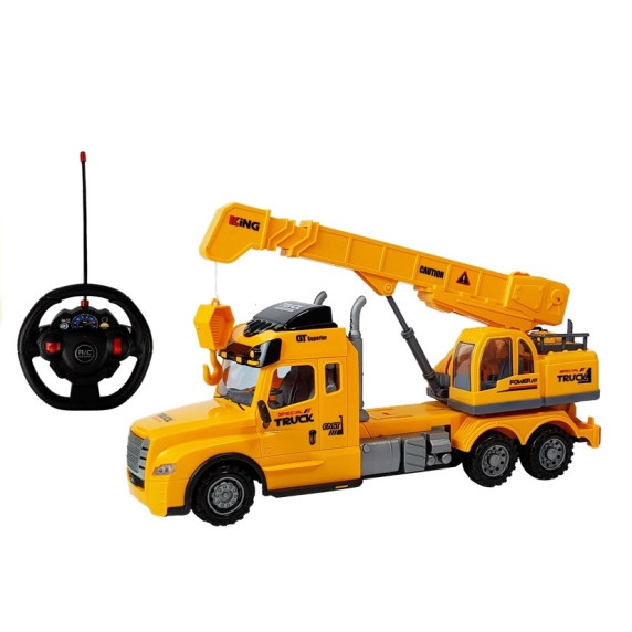 Távirányítós darus autó Inlea4Fun RC HEAVY MACHINE 