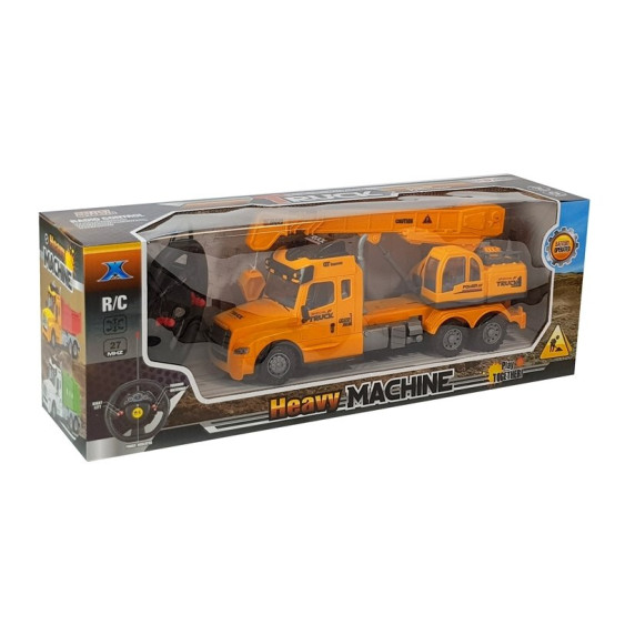 Távirányítós darus autó Inlea4Fun RC HEAVY MACHINE 