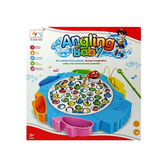 Horgász játék Inlea4Fun FUNNY FISHING - Rózsaszín