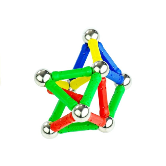 Magnetické stavebnice Inlea4Fun MAGNASTIX - 60 kusov