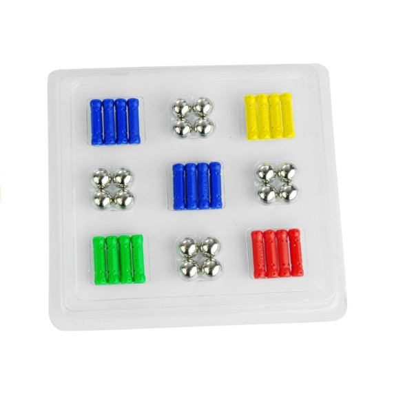 Magnetické stavebnice Inlea4Fun MAGNASTIX - 60 kusov