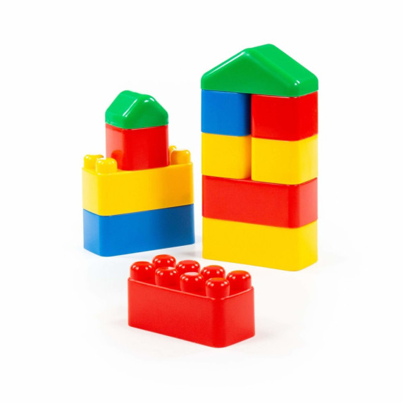 Sada stavebných kociek POLESIE 61768 - 12 kusov