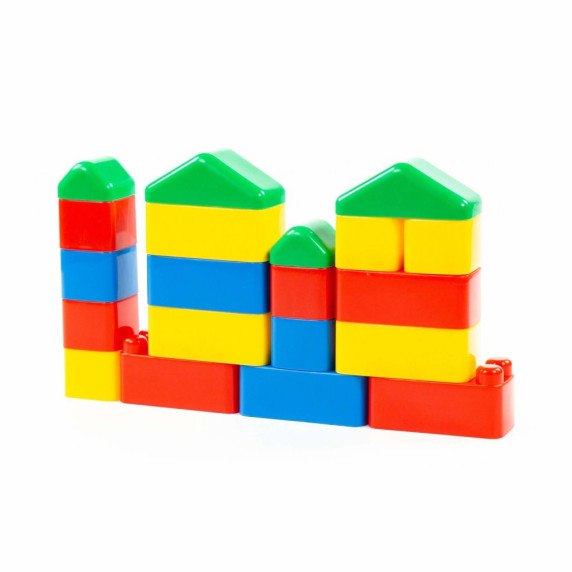 Cuburi din plastic colorate - 20 bucăți - POLESIE 61775