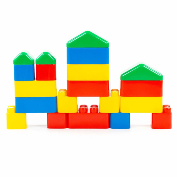 Cuburi din plastic colorate - 20 bucăți - POLESIE 61775