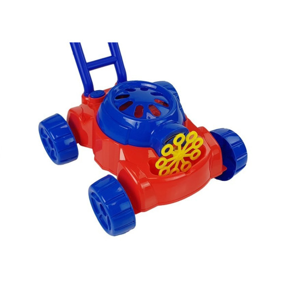 Detská bublifuková kosačka Inlea4Fun BUBBLE MOWER - Modrá/červená