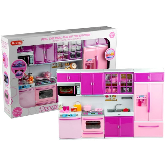 Inlea4Fun PHANTASY KITCHEN Játékkonyha kiegészítőkkel 52x32 cm