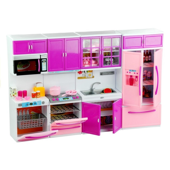 Inlea4Fun PHANTASY KITCHEN Játékkonyha kiegészítőkkel 52x32 cm