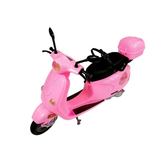 Játékbaba robogóval Inlea4Fun FASHION MOTORCYCLE