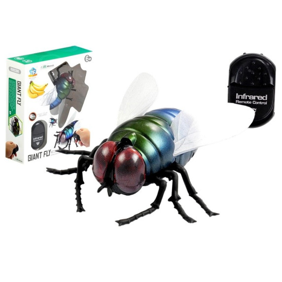 Inlea4Fun RC GIANT FLY Mucha na diaľkové ovládanie