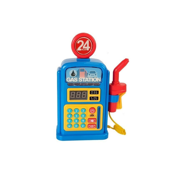 Interaktív játék benzinkút autóval Inlea4Fun GAS STATION