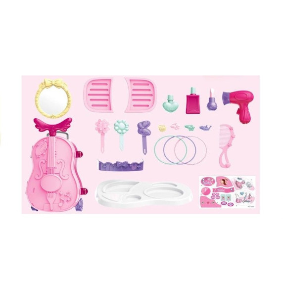 Set înfrumusețare în troller vioară Violin Makeups Inlea4fun