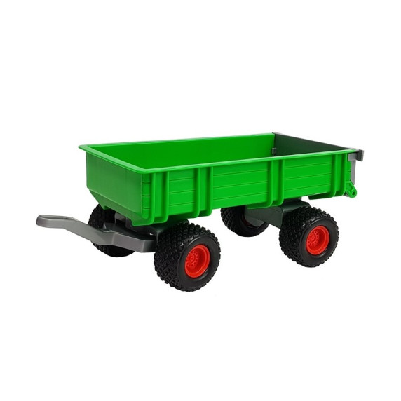 Excavator cu cupă și remorcă detașabilă, verde, Farmer Inlea4fun 