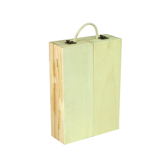 Fa barkácskészlet fadobozban Inlea4Fun WOOD TOOL BOX
