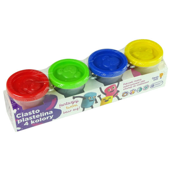 Plastelínová sada Inlea4Fun TA1008 - 4 farieb