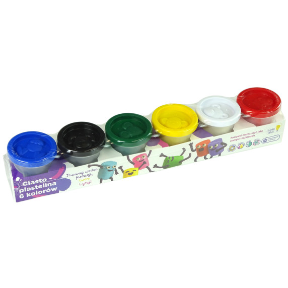 Plastelínová sada Inlea4Fun TA1009 - 6 farieb