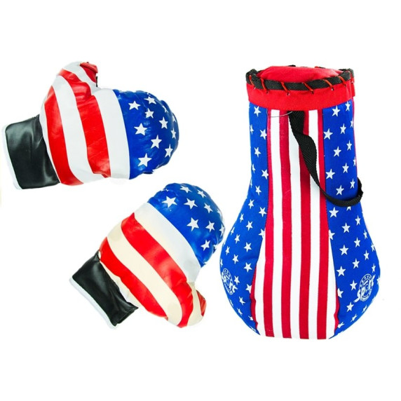 Súprava na boxovanie pre deti Inlea4Fun AMERICA