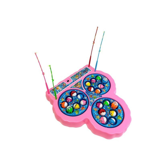 Horgász játék Inlea4Fun FUNNY FISHING - Rózsaszín