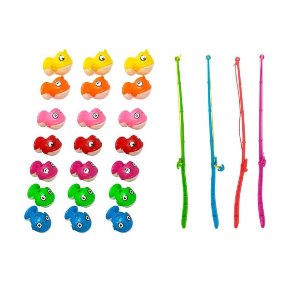 Horgász játék Inlea4Fun FUNNY FISHING - Rózsaszín