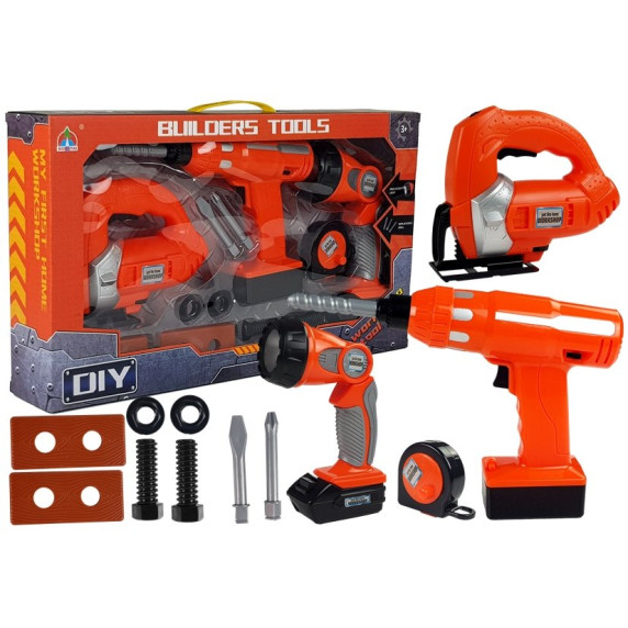 Set unelte de jucărie - Inlea4Fun BUILDERS TOOLS