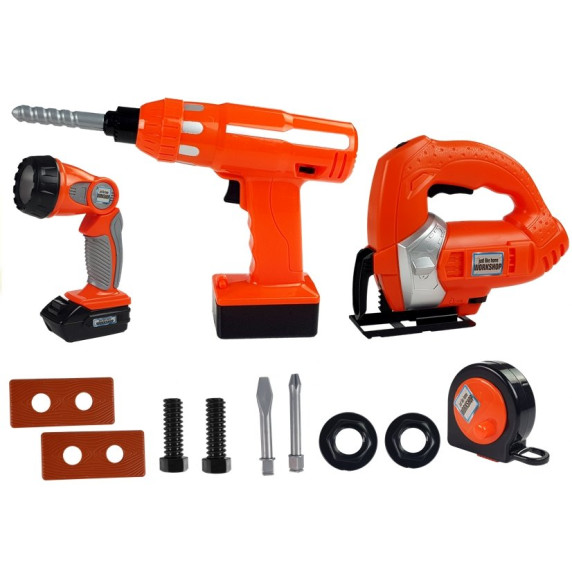 Set unelte de jucărie - Inlea4Fun BUILDERS TOOLS