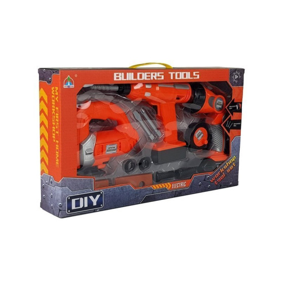 Set unelte de jucărie - Inlea4Fun BUILDERS TOOLS