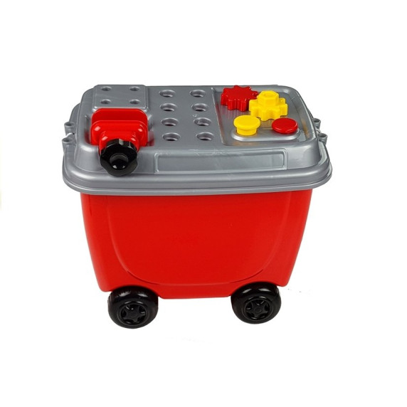 Detská dielňa na kolieskach s náradím Inlea4Fun TOOLS WORKBENCH 
