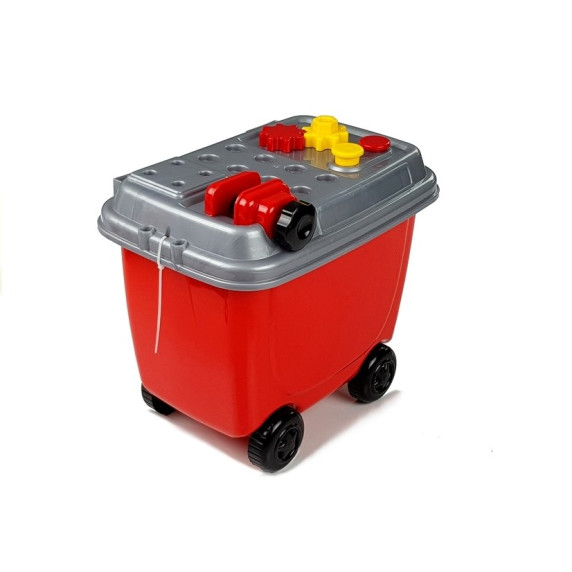 Detská dielňa na kolieskach s náradím Inlea4Fun TOOLS WORKBENCH 