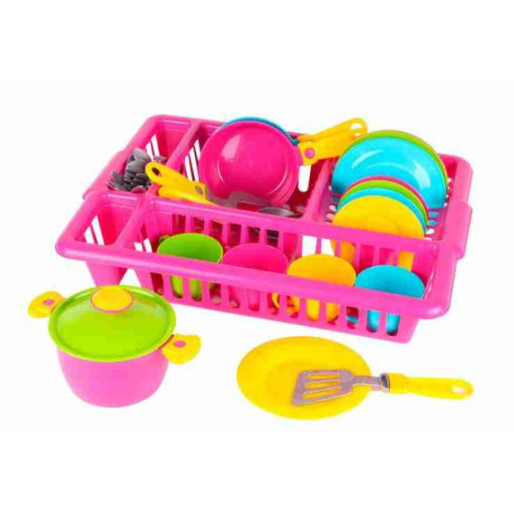 Konyhai edénykészlet csepegtető tálcával Inlea4Fun KITCHEN SET 3282
