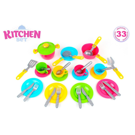 Konyhai edénykészlet csepegtető tálcával Inlea4Fun KITCHEN SET 3282
