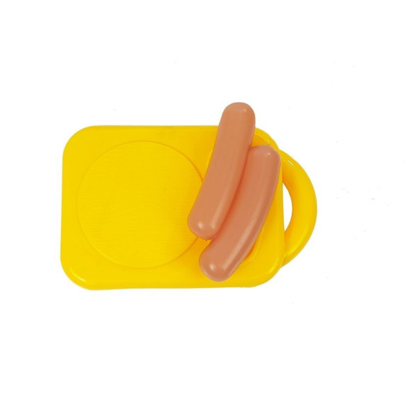 Detský riad s doplnkami Inlea4Fun DREAM KITCHEN - modrý/žltý 