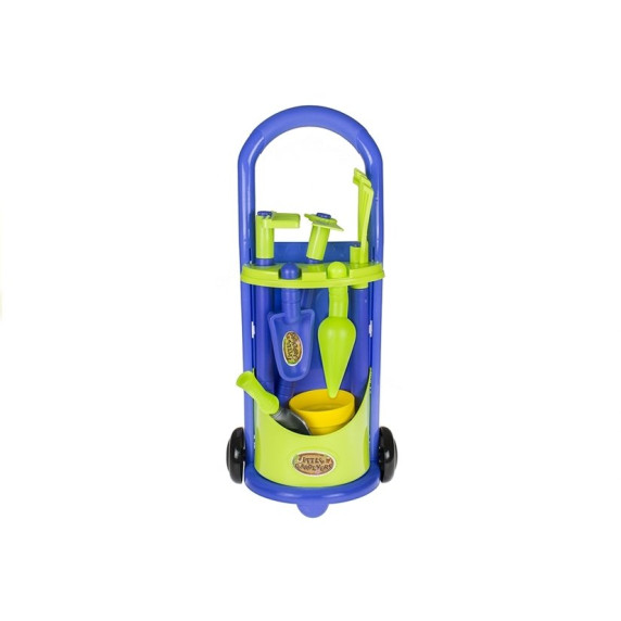 Húzható kertészeti kiskocsi szerszámokkal Inlea4Fun LITTLE GARDENERS