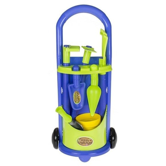 Húzható kertészeti kiskocsi szerszámokkal Inlea4Fun LITTLE GARDENERS